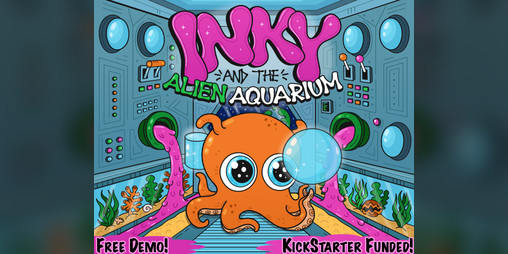 Inky and the Alien Aquarium screenshot